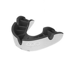 Opro Senior mouthguard Silver, white black