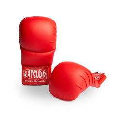 Katsudo γάντια καράτε Klasik, κόκκινο