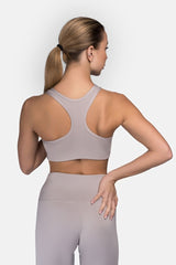 Lonsdale športni modrček Wardour, siv