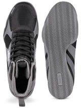 Lonsdale boksarski čevlji Heskin, črno sivi