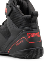 Lonsdale boksarski čevlji Rufford, črno rdeči