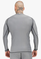 Ben Lee moška funkcionalna majica z dolgimi rokavi Mossburn, siva