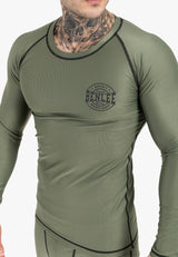 Ben Lee moška funkcionalna majica z dolgimi rokavi Mossburn, olivna