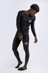 Ben Lee moška funkcionalna majica z dolgimi rokavi Mossburn, črna