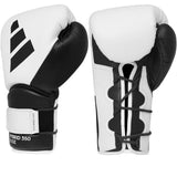 Adidas boksarske rokavice Hybrid 350, belo-črne