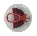 Adidas ščitnik za zobe 4. generacije Opro Silver, črno-rdeč