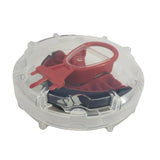 Adidas ščitnik za zobe 4. generacije Opro Silver, črno-rdeč