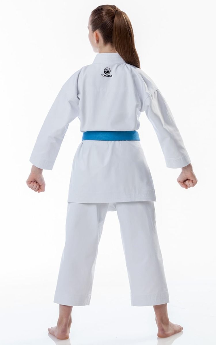 Tokaido otroški KA kimono Kata Master WKF 340g, bel