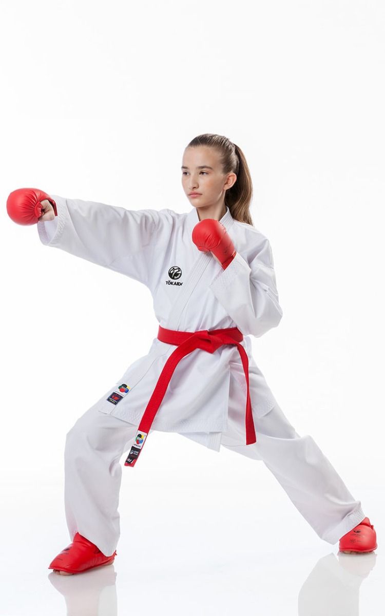 Tokaido otroški KA kimono Kumite Master WKF 270g, bel