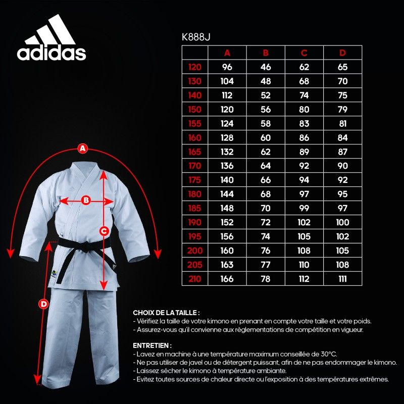 Adidas otroški KA kimono Kigai 2.0 475g, bel