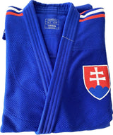Adidas JU kimono Champion III SVK Slim fit 750g, modra
