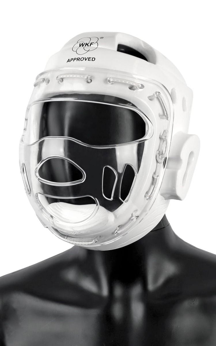 Dax ščitnik za obraz WKF, bel