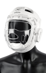 Dax ščitnik za obraz WKF, bel