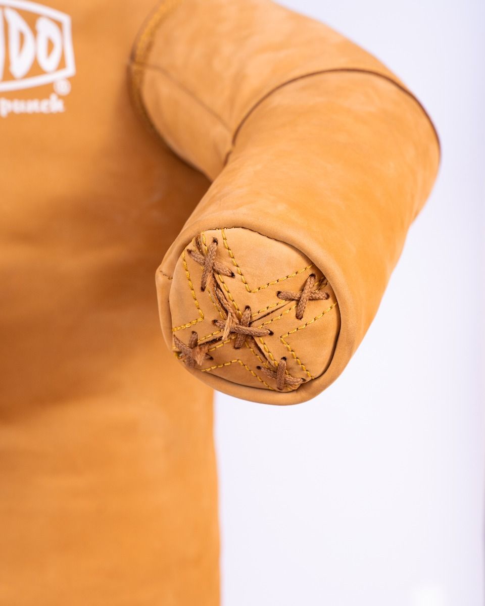 Katsudo enonožna usnjena borbena figura Unileggo 170cm, rumena