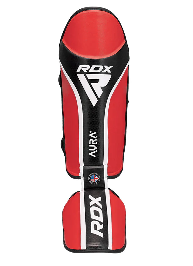 RDX ščitniki za goleni in nart Aura+ T17, rdeče-črni