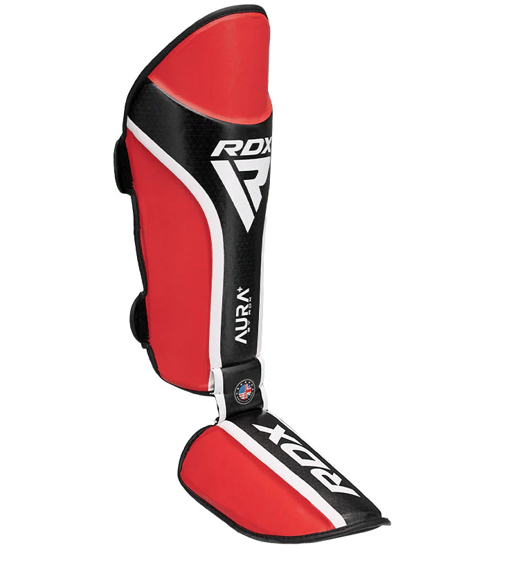 RDX ščitniki za goleni in nart Aura+ T17, rdeče-črni