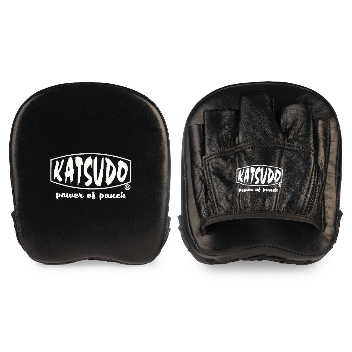 Katsudo kožené box lapy Apple, čierna