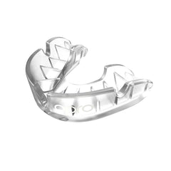 Opro Senior mouthguard for teeth Silver, transparent