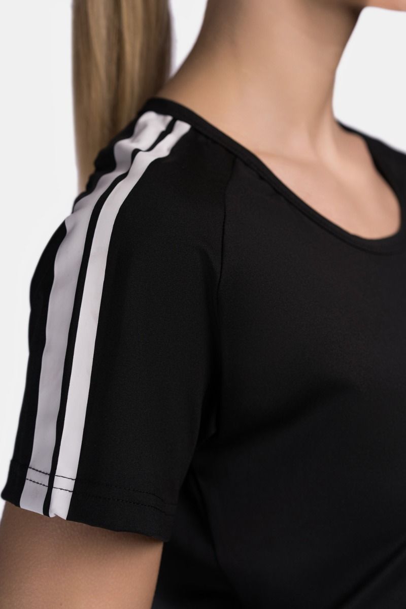 Lonsdale ženska funkcionalna majica Halyard, črna