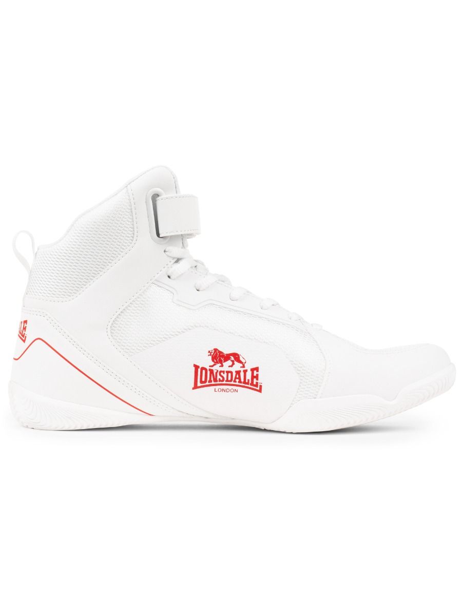 Lonsdale box topánky Rufford, biele