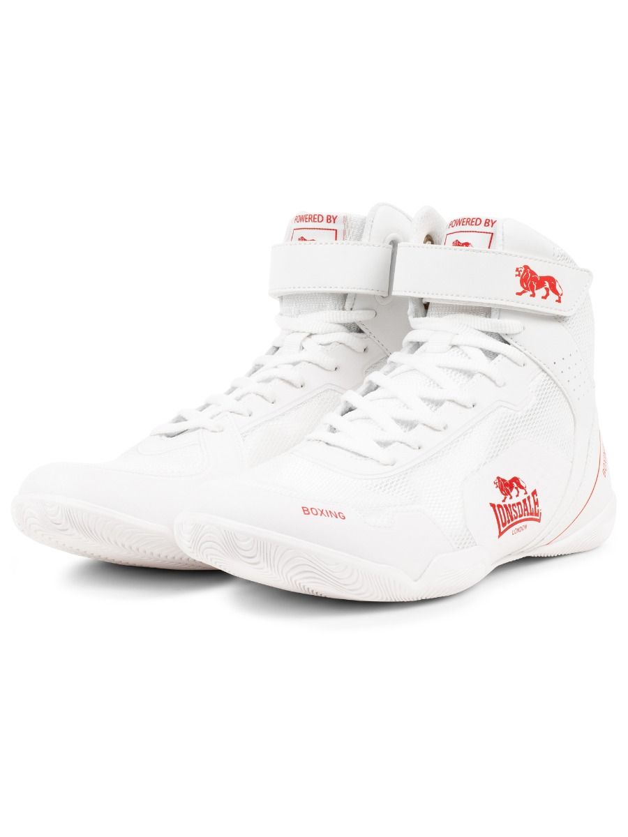 Lonsdale box topánky Rufford, biele