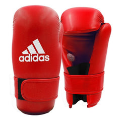 Adidas γάντια πυγμαχίας Semi Contact, κόκκινο