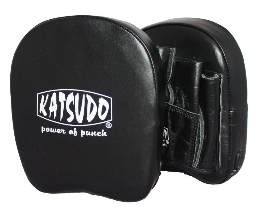 Katsudo kožené box lapy Apple, čierna
