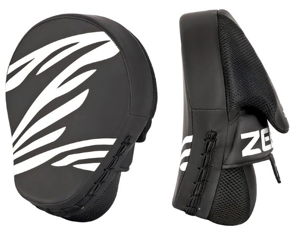 Zebra koženkové boxerské lapy Pro Fitness pár