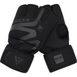 RDX grapplingové rukavice Neoprén, čierna matná