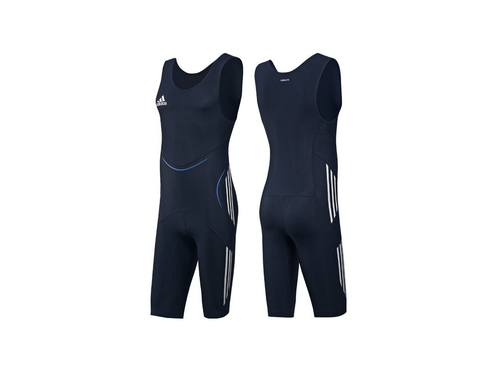Adidas pánsky zápasnícky dres WR Classic, modrý