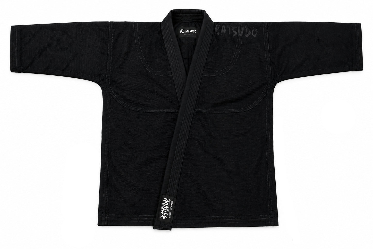 Katsudo Kio Kinder Jiu Jitsu Kimono, schwarz