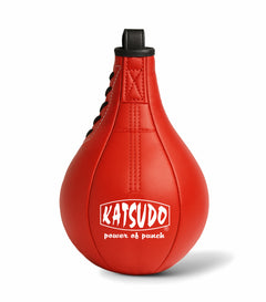 Katsudo αχλάδι πυγμαχίας Thai 37x18x58, κόκκινο