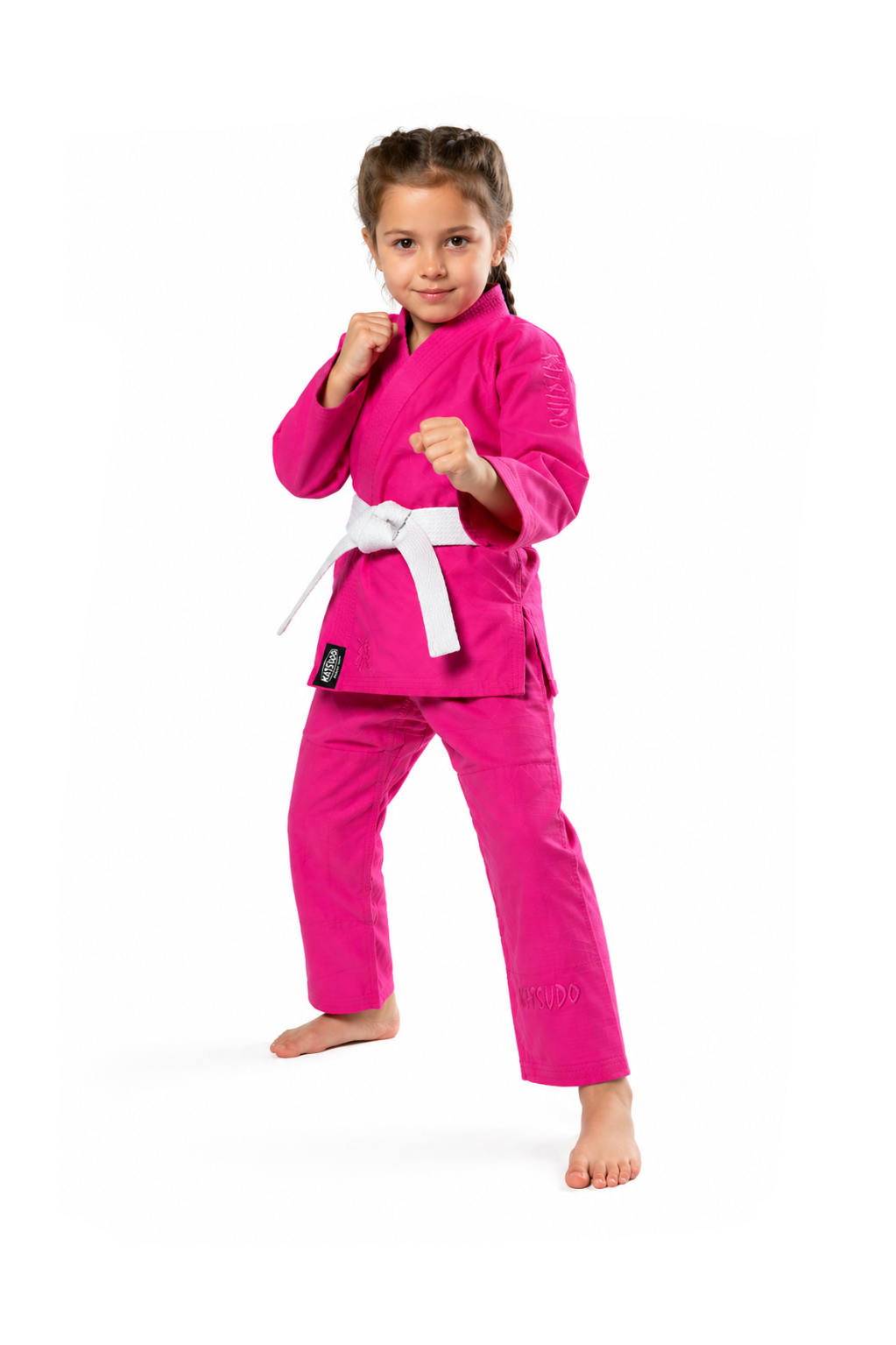 Katsudo Kio otroško Jiu Jitsu kimono, roza