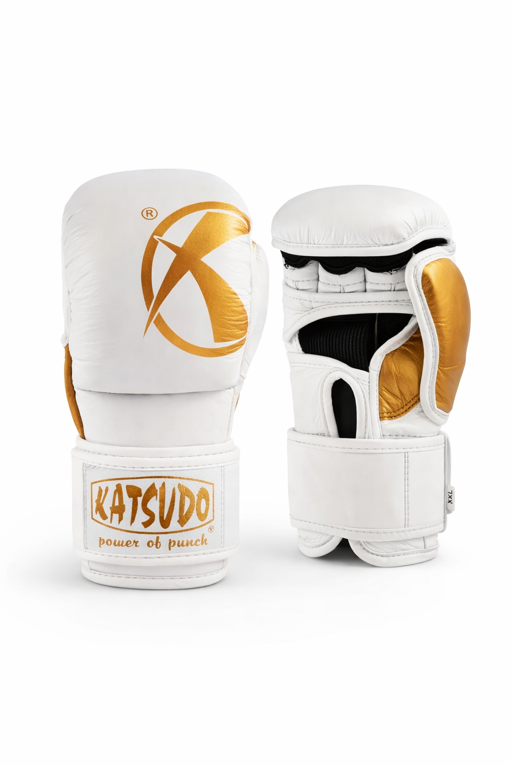 Katsudo MMA-Handschuhe Revenge, weiß