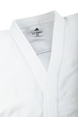 Adidas JU kimono Champion III IJF Regular fit 750g con logo, bianco
