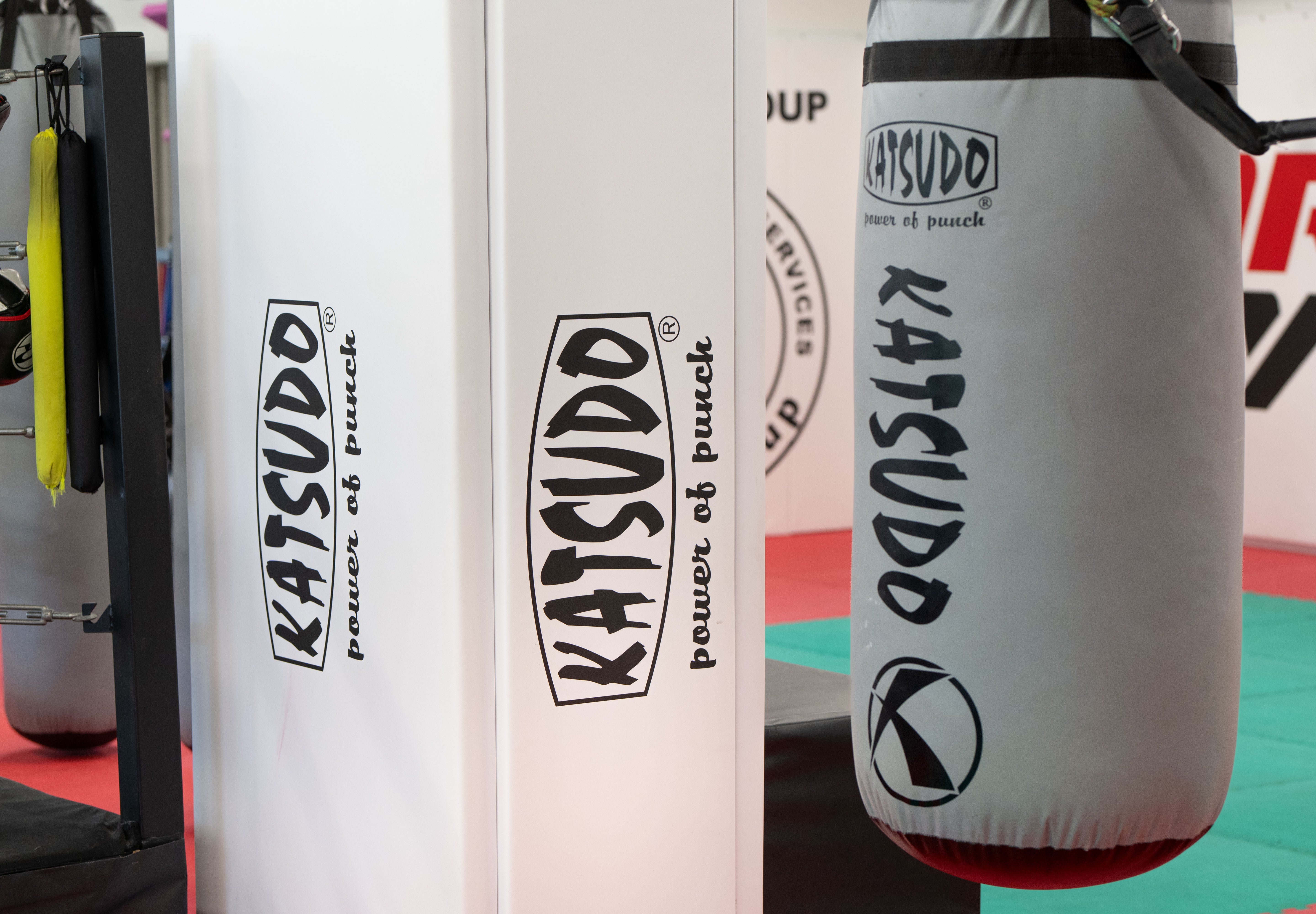 Katsudo boksarska vreča Big boy Pro Boxing, siva