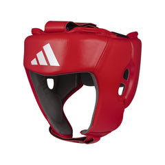 Adidas δερμάτινο κράνος πυγμαχίας WOBHG1, κόκκινο