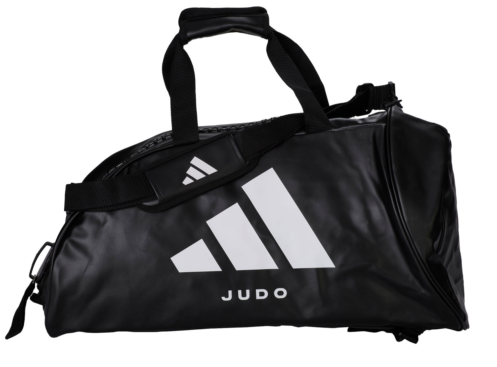 Adidas Faux Leather Judo Bag, Black