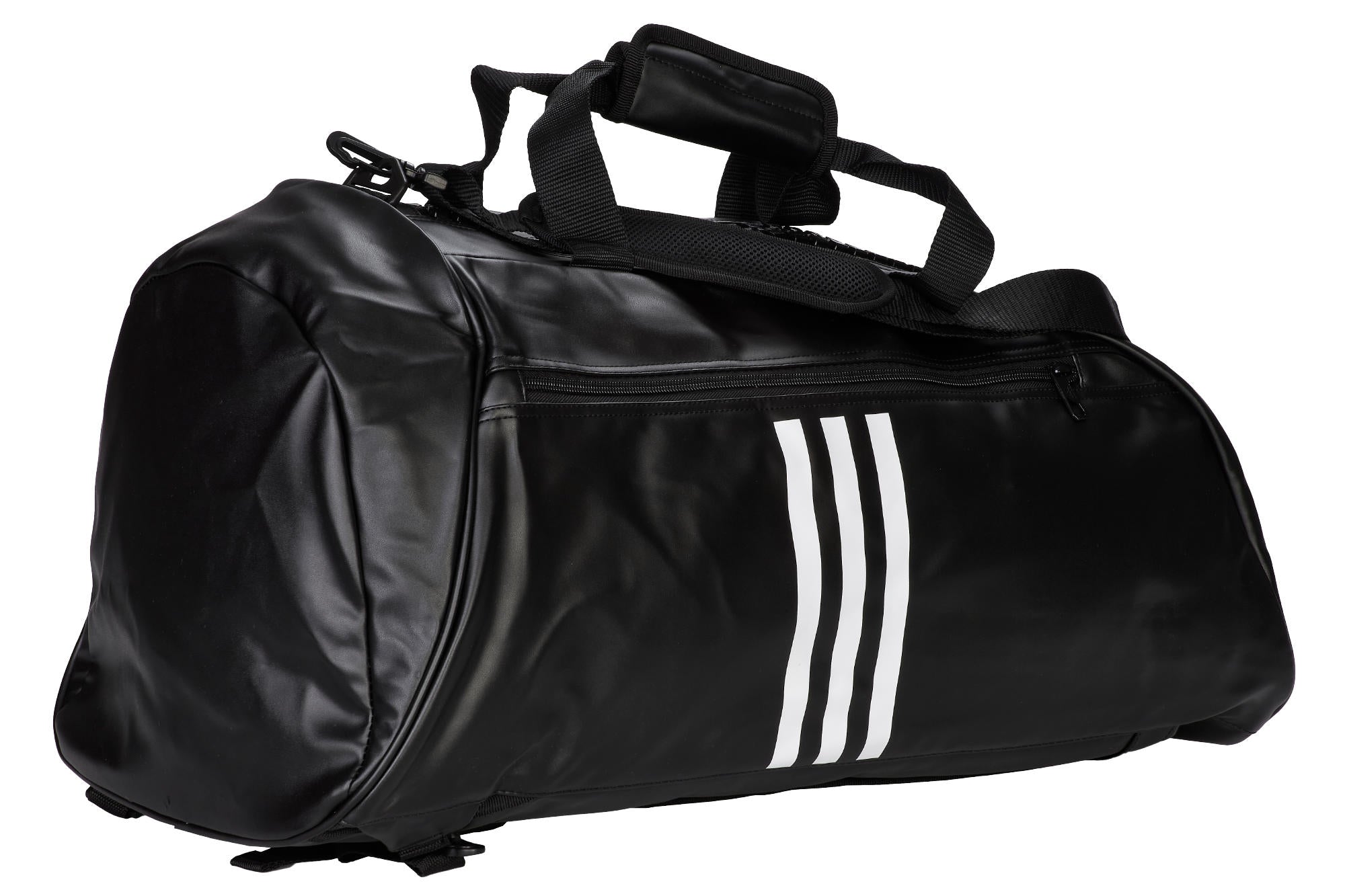 Adidas Faux Leather Judo Bag, Black