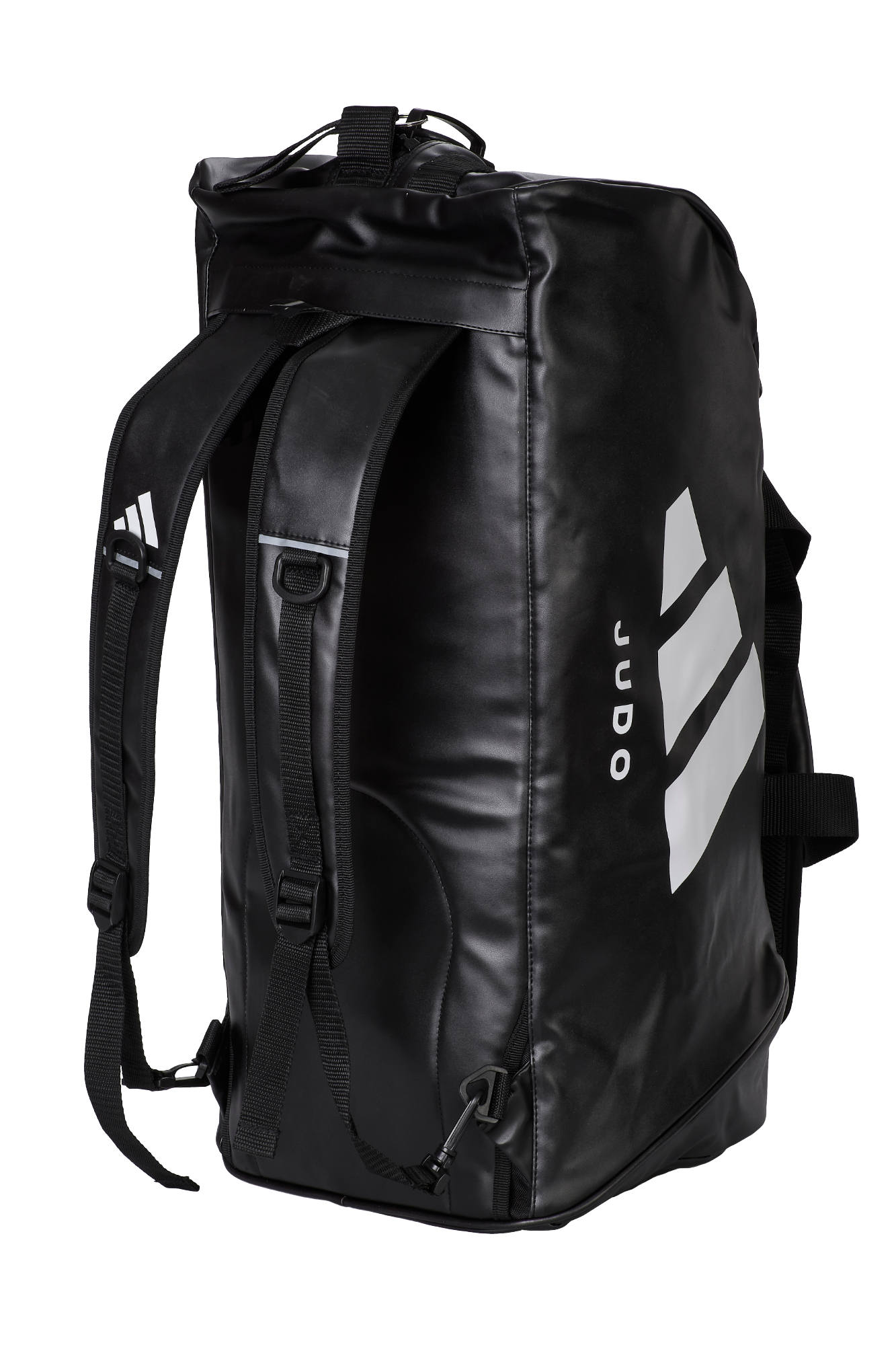 Adidas Faux Leather Judo Bag, Black