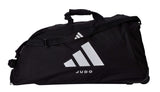Adidas Judo-Tasche mit Rollen, schwarz