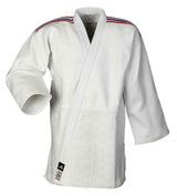 Adidas JU kimono s reprezentačnými pásmi IJF Champion III Slim fit 730g, biele