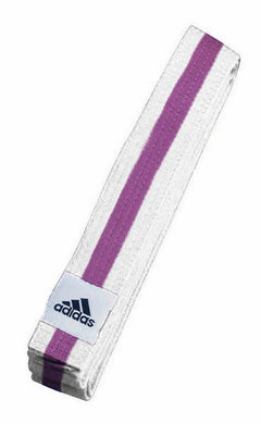 Adidas obi ζώνη Elite, λευκό-μωβ