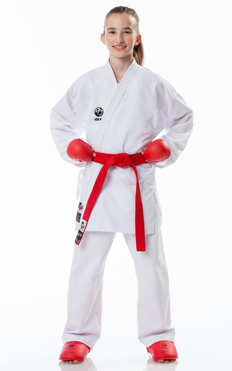 Tokaido otroški KA kimono Kumite Master WKF 270g, belo