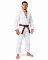 Katsudo Daiki Jiu Jitsu kimono 450g, belo