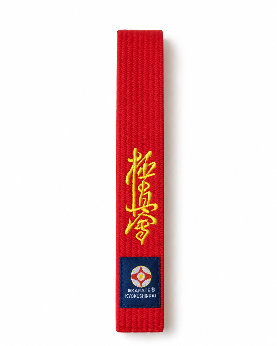 Cintura da karate Katsudo Kyokushin, rossa
