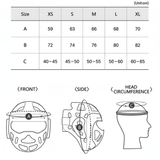 Tokaido karate čelada Junior WKF, bela