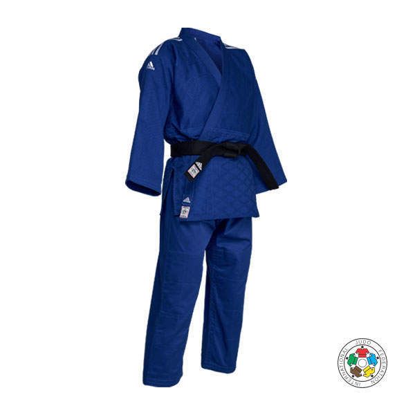 Adidas JU kimono Champion III IJF Slim fit 750g, modré