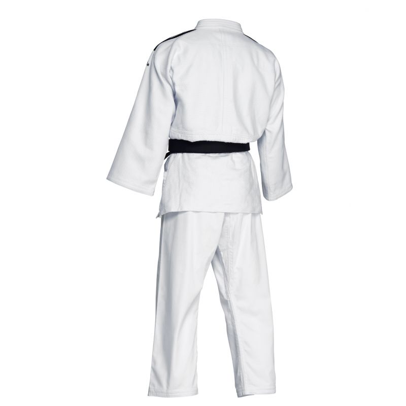 Adidas JU kimono Champion II IJF Slim fit 690g, biele