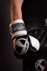 Katsudo box Rukavice Fight, čierno biele